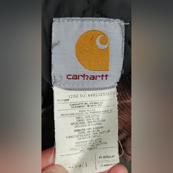 ​Vtg 2003 Carhartt C03 HTG Moss Green Quilt Lined Arctic Duck Barn Coat Jacket X - Picture 3 of 9
